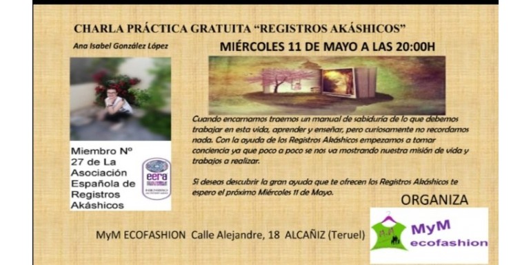 Charla práctica gratuita "Registros Akashicos"